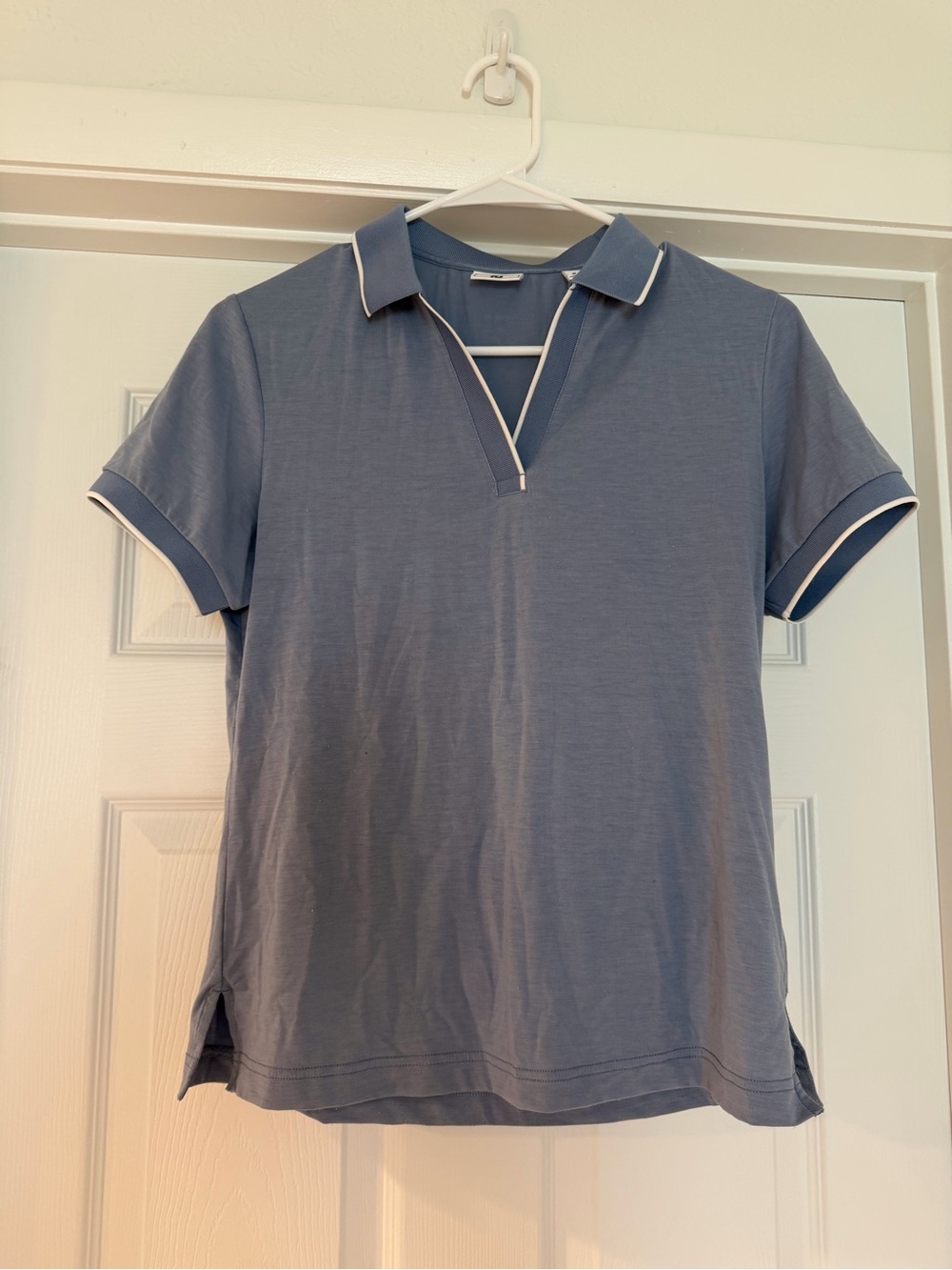 FootJoy Blue Short-Sleeve Golf Polo